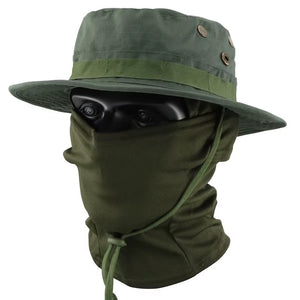 RECON GS2 Tactical Bucket Hat UPF50+  with M - cool  pro Fabric Balaclava