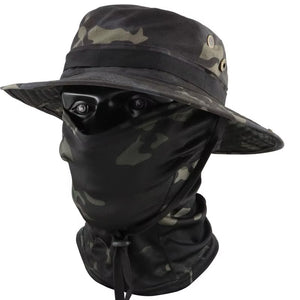 RECON GS2 Tactical Bucket Hat UPF50+  with M - cool  pro Fabric Balaclava