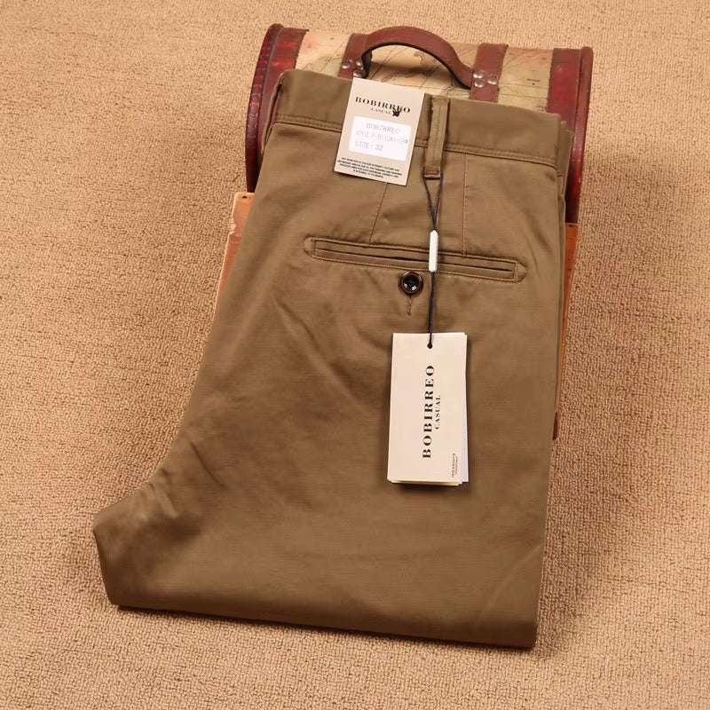 Vintage English Retro Chino casual straight leg pants