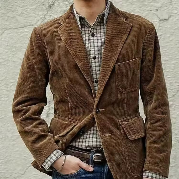 Vintage Retro Corduroy English Gentlemen's Jacket