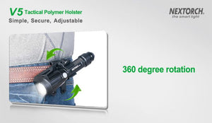 Nextorch V5 Torch Holster 360 Rotatable