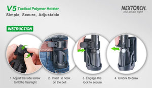Nextorch V5 Torch Holster 360 Rotatable