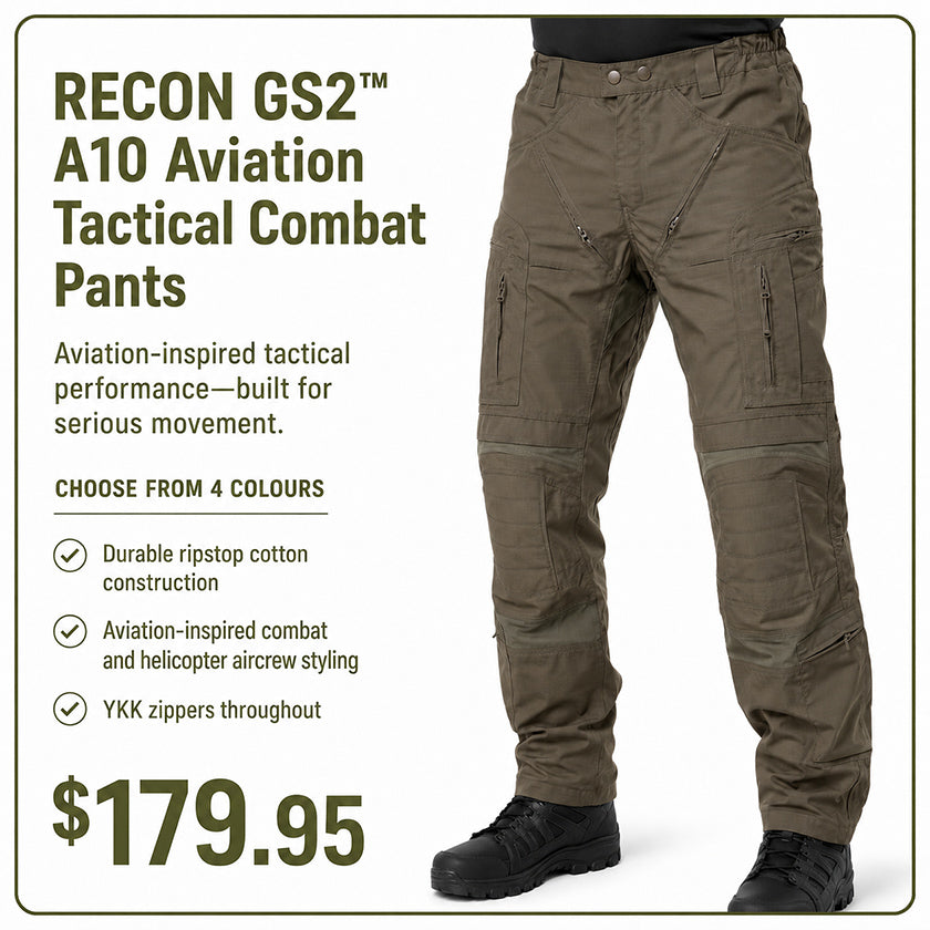 RECON GS2™ A10 Aviation Tactical Combat Pants