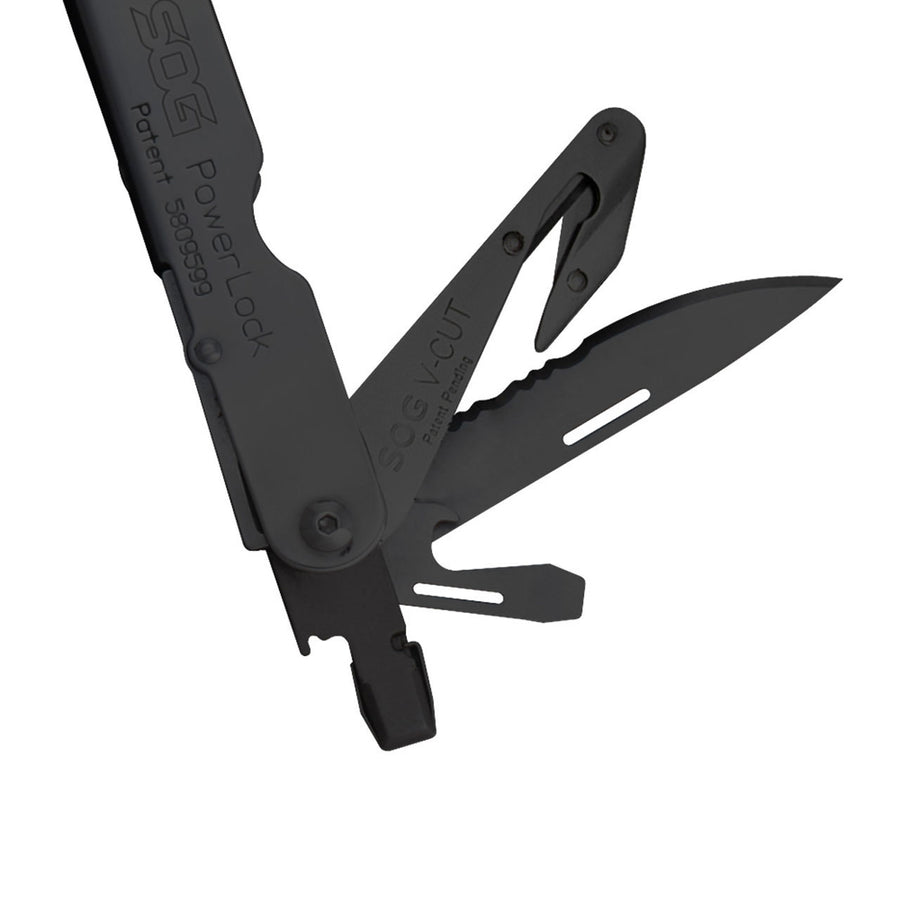 SOG PowerLock EOD W/V-Cutter Black Oxide Nylon Multi-tool B63N-CP