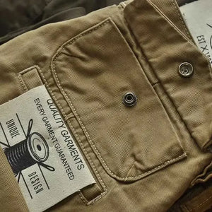 Vintage American Retro Heavy-duty Workwear Chinos ,wear-resistant Loose Straight Leg