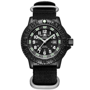 RECON GS2U Tactical Rotatable Bezel Watch with NATO Band