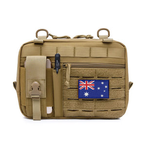 RECON Tactical AllSorts MOLLE Admin Pouch with added Chest harness feature