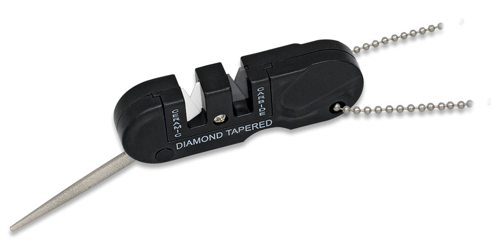 Knife Sharpener Diamond Tapered Sharpeners Portable Diamond Rod Outdoor Hunting Knife Hook Sharpener Handheld Compact Lightweight Multiuse