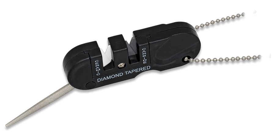 Knife Sharpener Diamond Tapered Sharpeners Portable Diamond Rod Outdoor Hunting Knife Hook Sharpener Handheld Compact Lightweight Multiuse