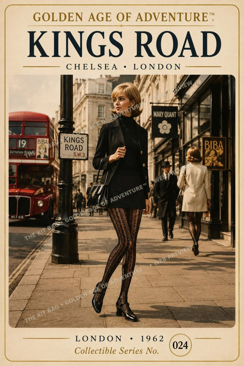 Golden Age of Adventure™ — King’s Road, Chelsea, London | Canvas Print No. 029