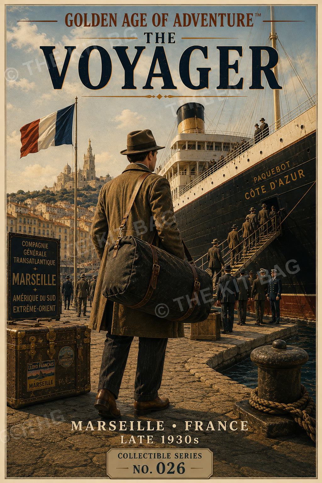 Golden Age of Adventure™ — The Voyager | Canvas Print No. 026