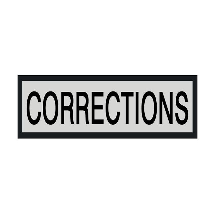 Large Back Plates For SECURITY,CORRECTIONS & HOSPITAL SECURITY