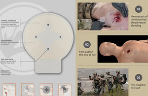 RECON GS2S Emergency First Aid Chest seals