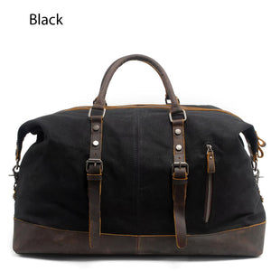 RECON GS2S Weekender waxed canvas/leather Large military style duffle bag