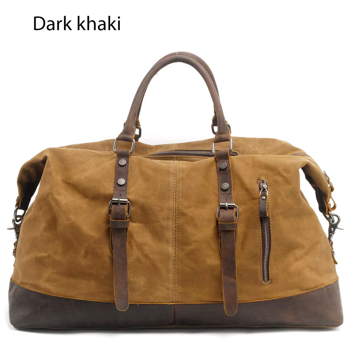 RECON GS2S Weekender waxed canvas/leather Large military style duffle bag