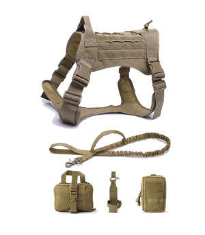 RECON GS2 K9 Tactical Harness 5 Piece Set Set