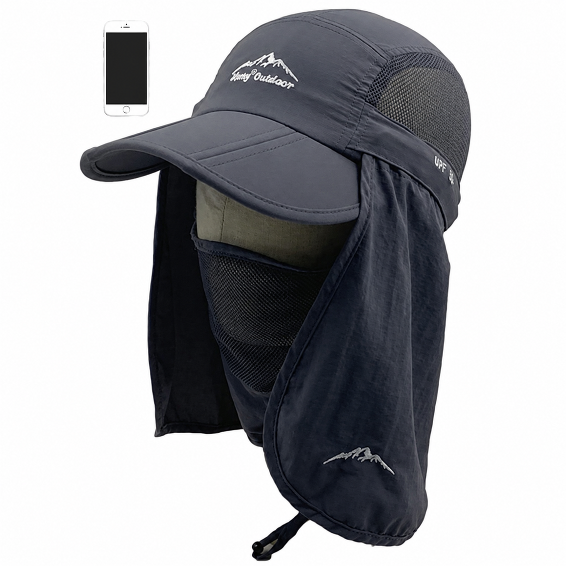 RECON GS2™ SUNSHIELD™ UPF 50+ Quick-Dry Sun Hat with Removable Neck Flap