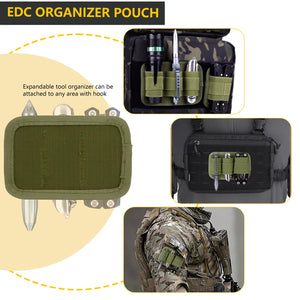 RECON 3 piece EDC MOLLE Organizer Panel Set