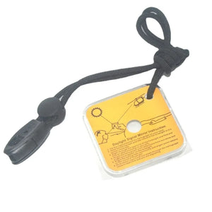 RECON GS2 Professional Survival Hex Retroreflector Signal Mirror