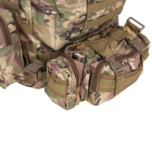 RECON GS2 MOLLE 600D Tactical  R72  3-day Assault Pack with 3 x Detachable Pouches