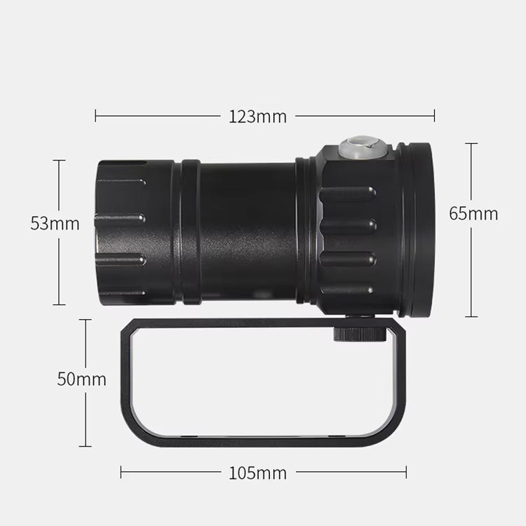 RECON GS2 1800 Lumens QH270 Lumens Outdoor & Underwater 27 LED Flashlight