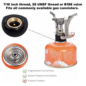 RECON GS2 SOLO Portable Foldable Gas Micro Camp Stove Burner
