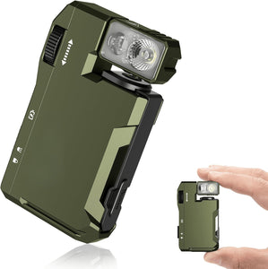 RECON GS2 W-G5 Rechargeable EDC 400Lumens Rotating head compact pocket LED flashlight
