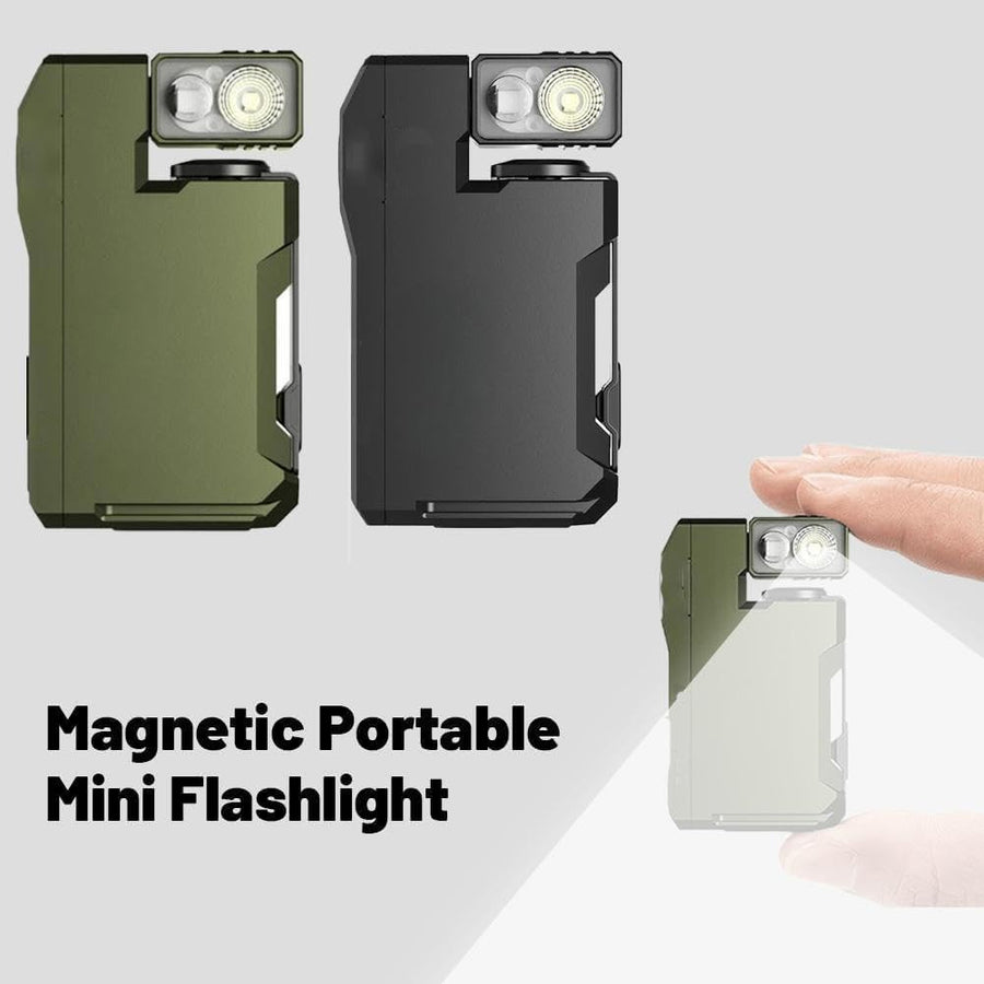 RECON GS2 TacMate Rechargeable EDC 400 Lumens Rotating head compact pocket LED flashlight