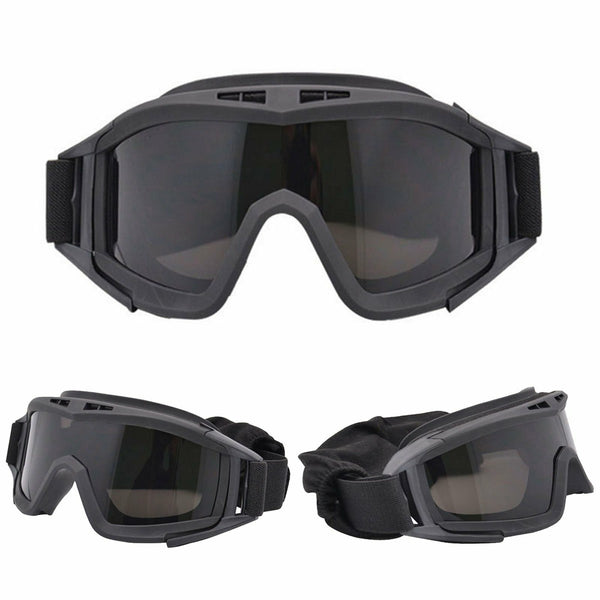RECON GS2S Tactical Ballistic Goggles UV400 Anti-Fog – ANSI Z87.1 ...