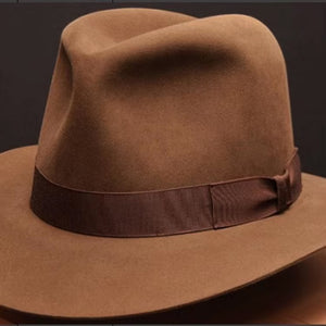 Pure Milano Wool Luxury unisex Fedora Hat