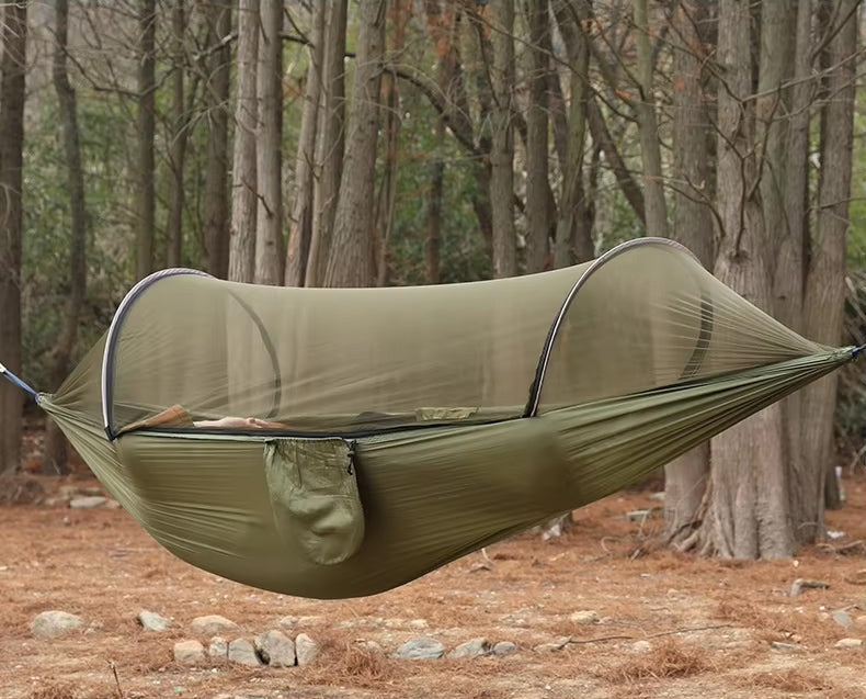 RECON GS2 Hooped Hammock with anti Mosquito Net,250Kg Max Load