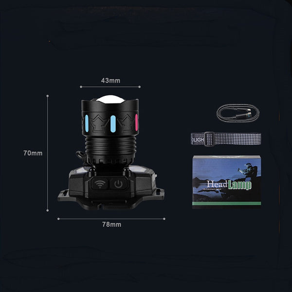 RECON GS2 TravelMate 4 Colour Mode 4 Light mode Rechargeable induction ...