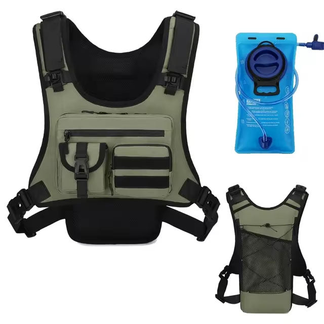 RECON GS2™ OPERATOR™ Tactical Travel Chest Rig & Hydration Backpack – 2L Bladder Included