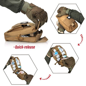 Recon Individual First Aid Kit TGA approved Plus Speed MOLLE Pouch