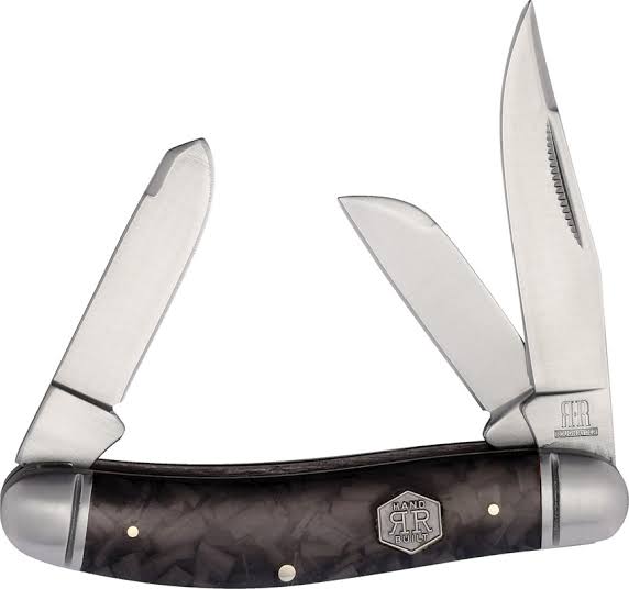 Rough Ryder Midnight Ice Sowbelly (RR1996) is a classic folding pocket knife