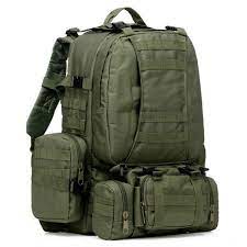 RECON GS2 MOLLE 600D Tactical 3-day Assault Pack with 3 x Detachable Pouches