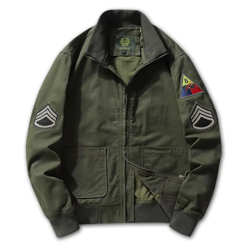 RECON GS2 MA2 Retro Jacket with ww2 insignia