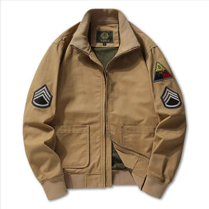 RECON GS2 MA2 Retro Jacket with ww2 insignia