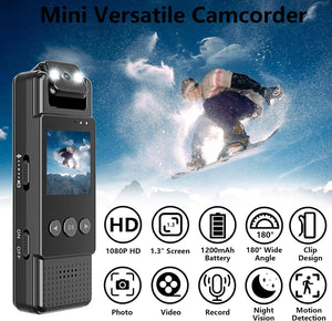 RECON GS2 L12 Genuine HD Mini Camera with Night Vision, Photo, Video & Motion Detection Features