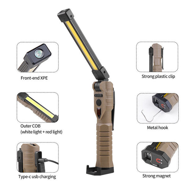 RECON GS2 400 lumens TACMATE Tactical Work Light Rechargeable - Kit Bag ...