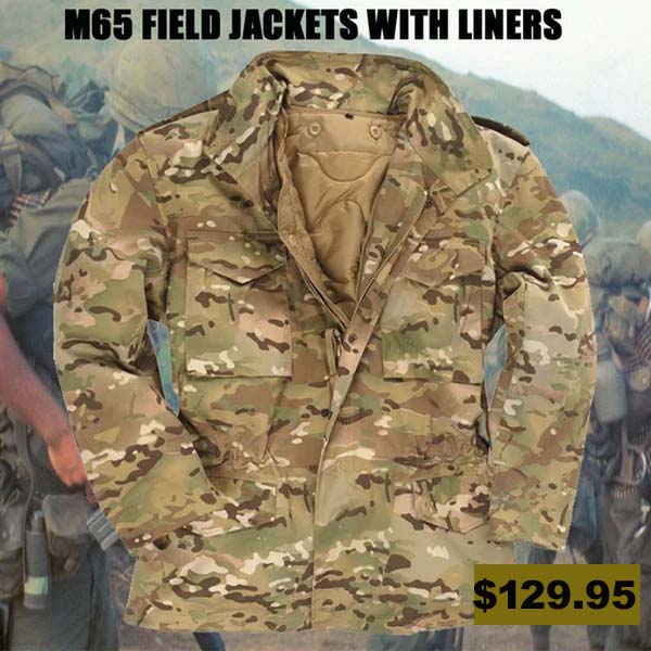 M65 Field Jacket with liner Multi Cam