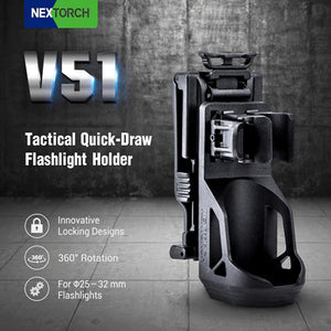 Nextorch V51 Quick-Draw Flashlight Holder 360