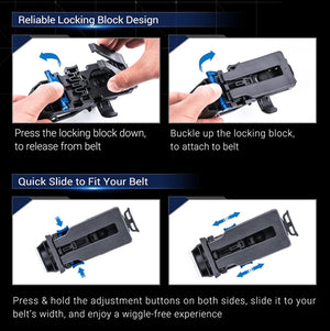 Nextorch V51 Quick-Draw Flashlight Holder 360