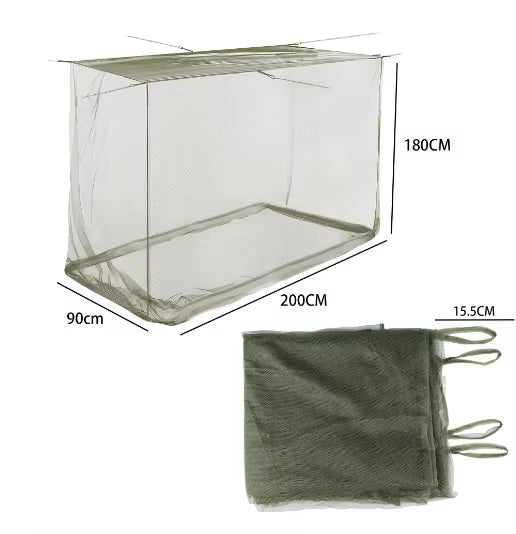 RECON GS2 Box Mozzie (Mosquito) net 200x90x180 cm olive Mil Spec