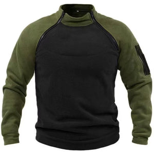 RECON GS2 Polar Fleece Tactical Windproof Thermal Pullover With Heat-Regulating Zipper