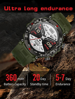 RECON GS2 IOS Army Style Android - IOS Smart Watch with Fitness & Health Tracker