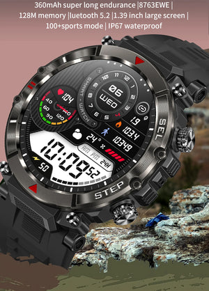 RECON GS2 IOS Army Style Android - IOS Smart Watch with Fitness & Health Tracker