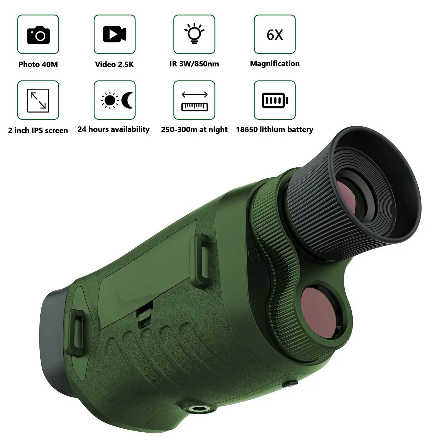 GS2U RECON DT190 Hand Held Digital Night Vision with photo and video modes
