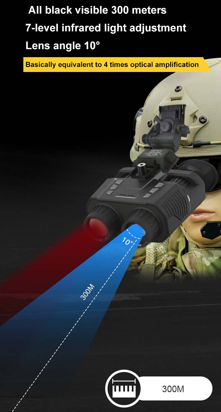 RECON GS2 Military Goggles Type Night Vision Binoculars HD Helmet Mountable  Digital Infrared Night Vision - Kit Bag Perth