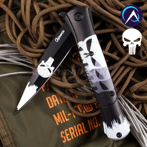 Albainox skull Folding Liner Lock knife. Blade: 9.7cm